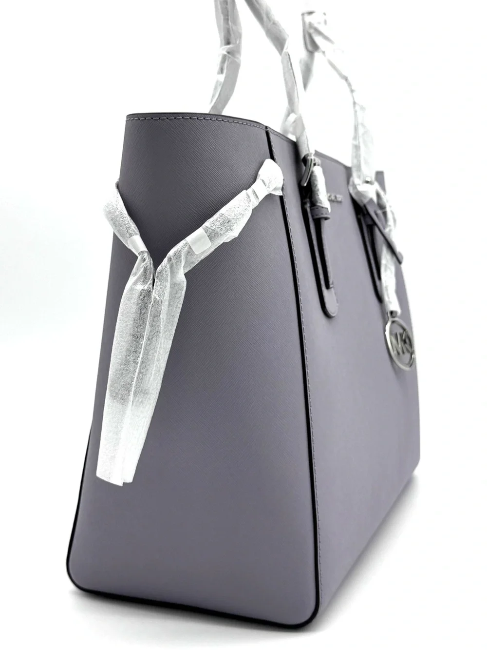 Michael Kors Voyager Large Leather Tote Bag - Lilac